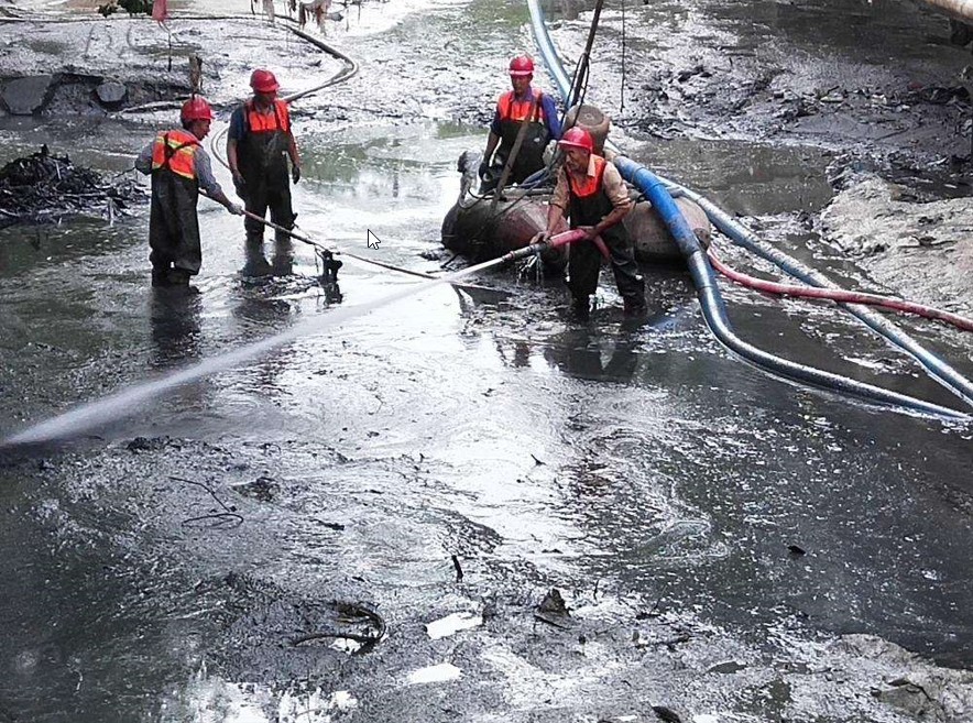 清洗黏土泥土、河道管道疏浚