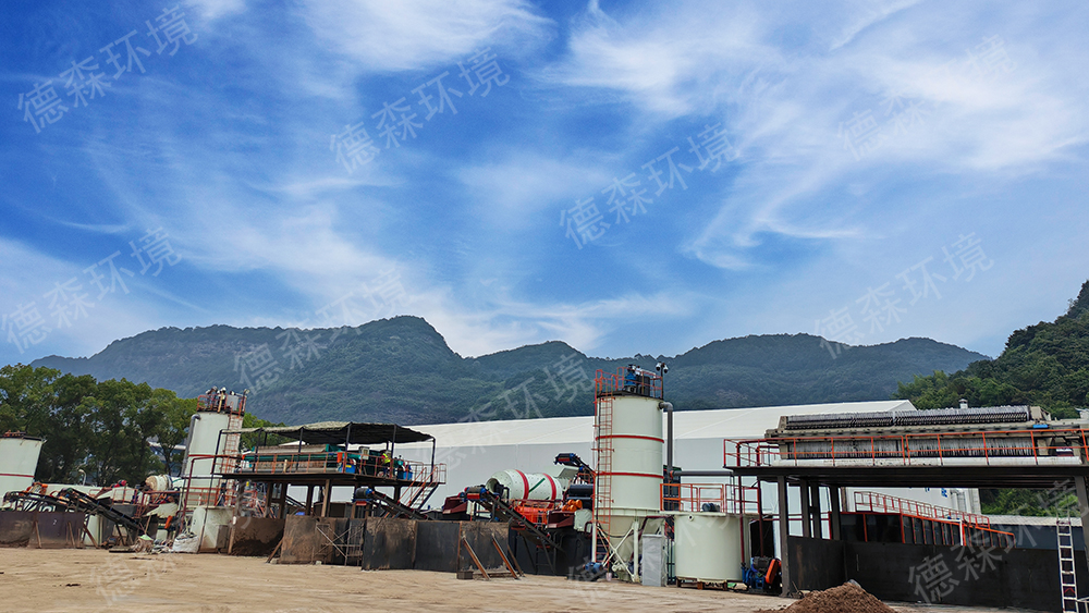 寧波某污染土壤淋洗修復項目 ，每小時＞100噸